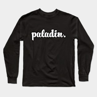 Paladin. Long Sleeve T-Shirt